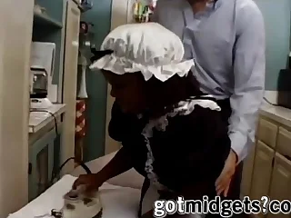 Black Midget Maid Sucks The Gentry Dick