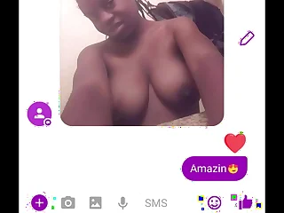 Ebony Midget Fucked on her Momma Bed‼️